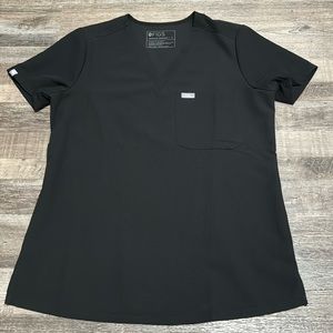 Women’s Black Catarina One-Pocket Scrub Top Size Small